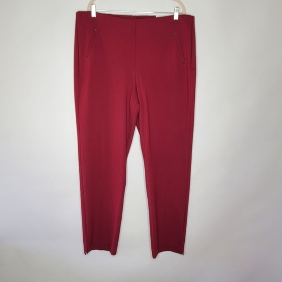 Chico's Juliet Slim Leg Pants Size 18 Tall So Slimming Ponte Pull-on Ankle NEW - Picture 15 of 16